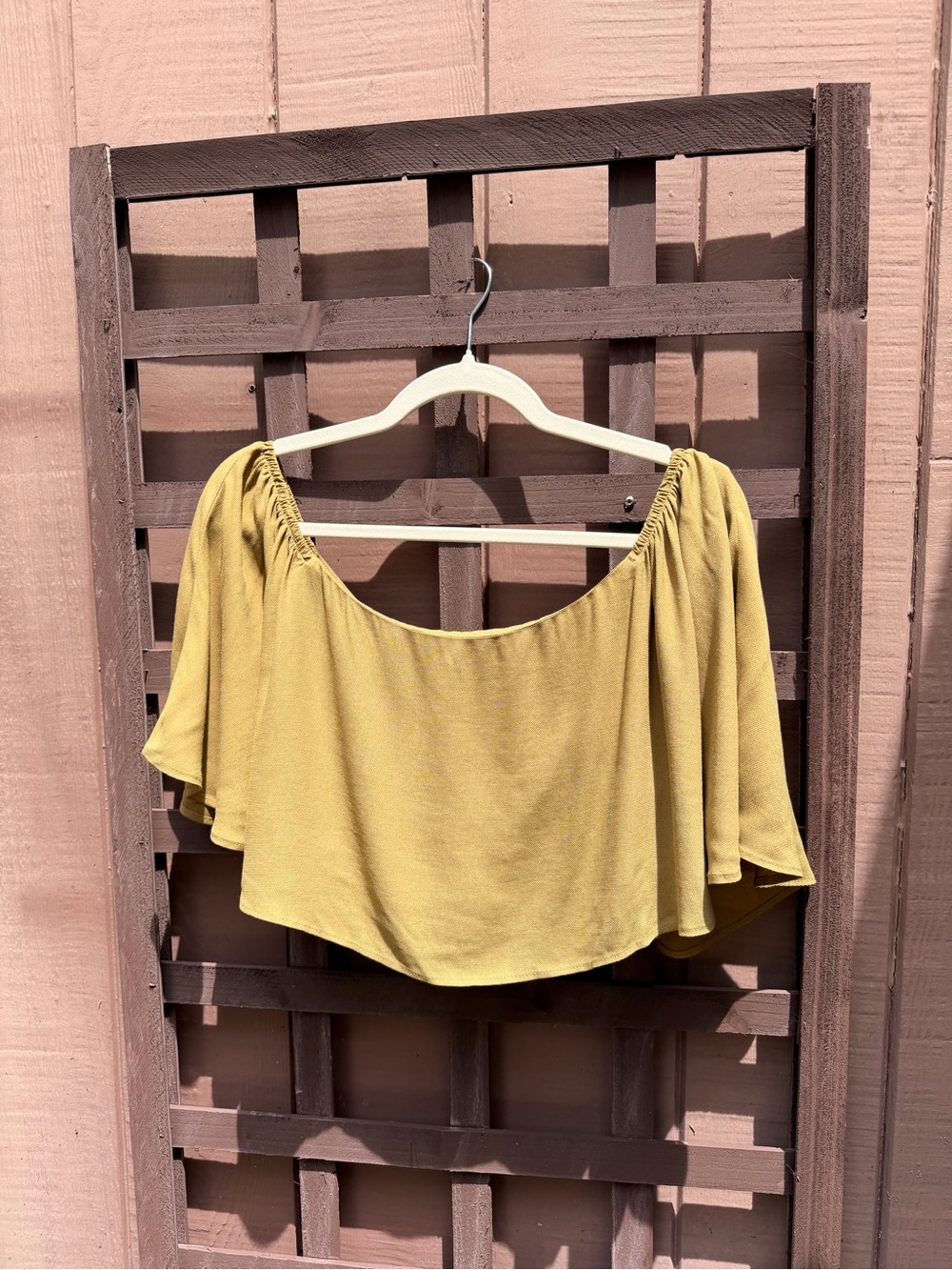 ROMAN Turkish Olive Lined & Layered Crop Top Modern Luxury 8 NWT *Firm*